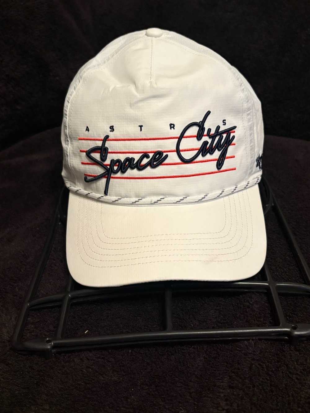 Houston Astros x 47 Brand 062422-201 Space City 2022 white rope SnapBack hat